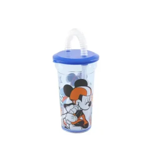 PS hard plastic promotional tumbler cup with straw