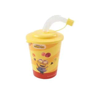 BPA free 8oz 200ml PP plastic promotional tumbler cup with straw
